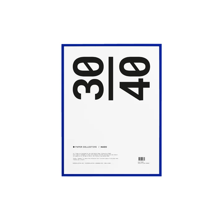 Paper Collective Fotolijst 30 x 40 cm uit dennenblauw