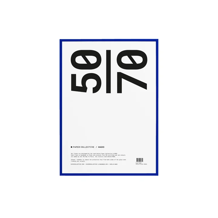 Paper Collective Fotolijst 50 x 70 cm uit dennenblauw