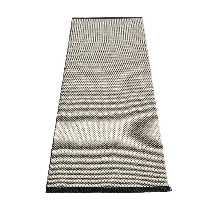 Effi tapijt, 70 x 200 cm van Pappelina in zwart