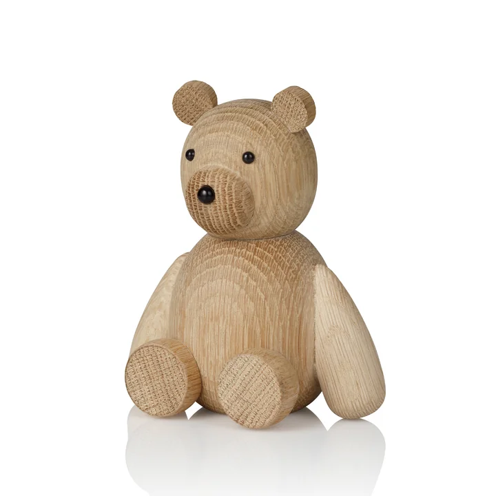 Teddy Houten figuur H 13,5 cm van Lucie Kaas in eik
