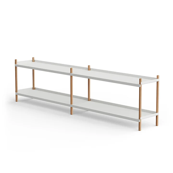 BOLT Legplank 53 x 200 cm 2 legplanken uit NINE in eiken/grijs