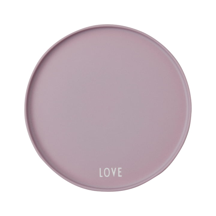 AJ Favourite Porseleinen bord van Design Letters in Love / lavendel