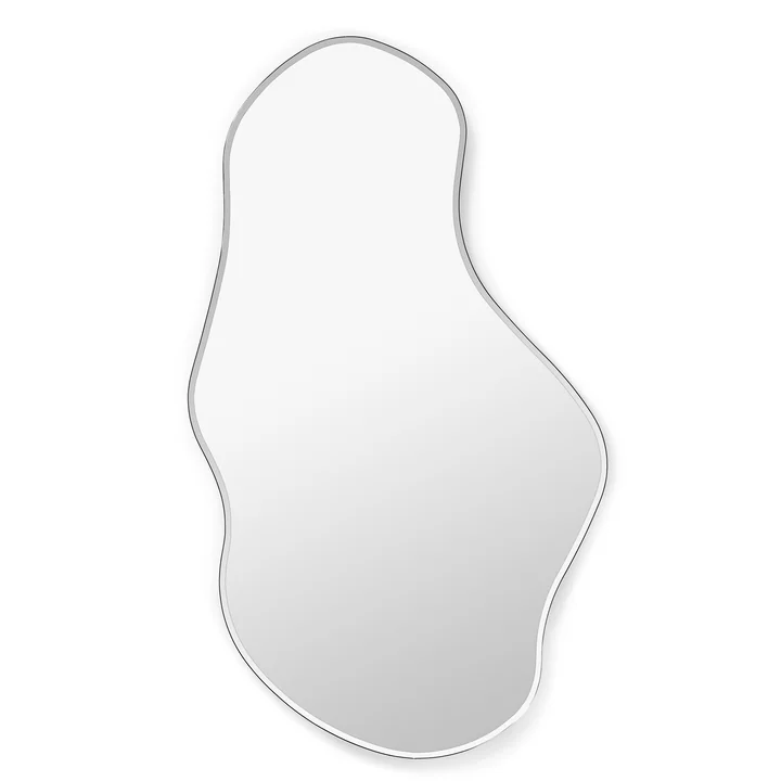 Pond Spiegel van Ferm Living in de grote, chromen versie