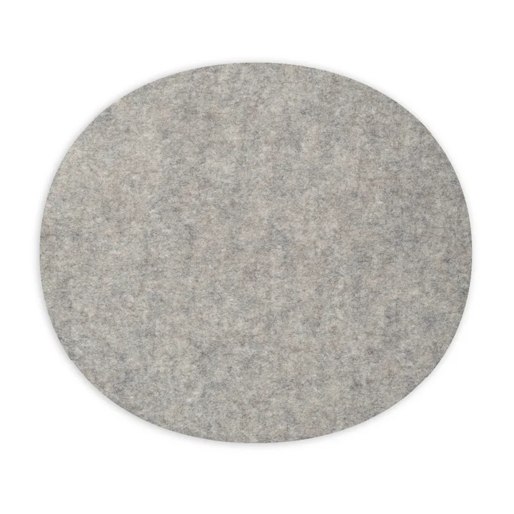 Vilt beklede Kartell Louis Ghost stoel van Hey Sign in licht gevlekt, 5mm AR