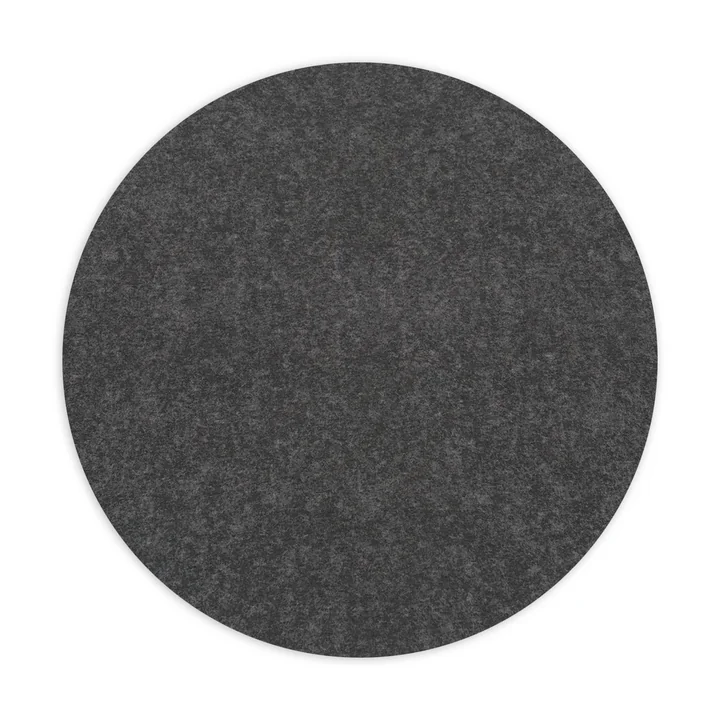 Onderzetter rond, 5 mm bij Hey Sign in Ø 25 cm, grafiet