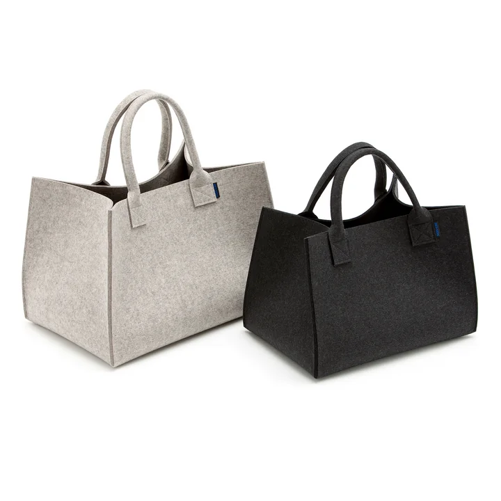 Big Vilten mand met 2 handvaten van Hey Sign