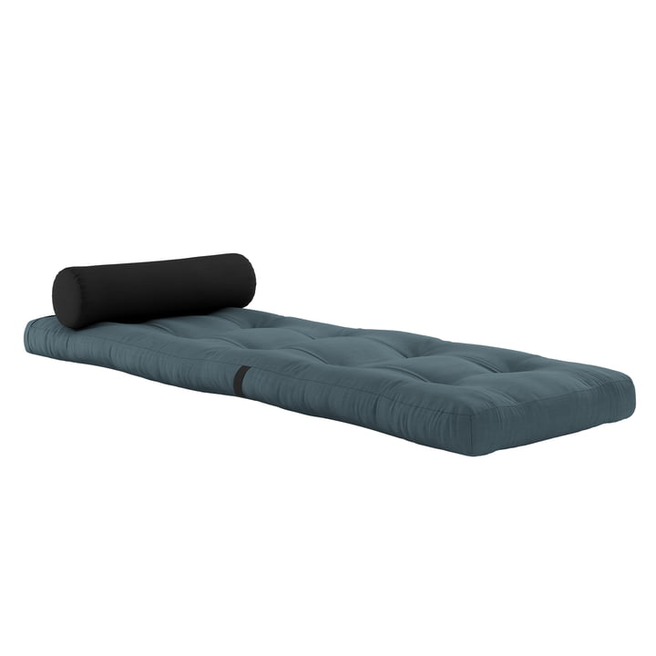 Wrap Futon stoel van Karup Design in donkergrijs / petrol blauw