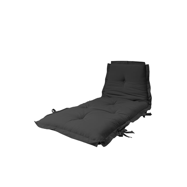 Sit and Sleep Futonmatras / fauteuil 80 x 200 cm van Karup Design in donkergrijs