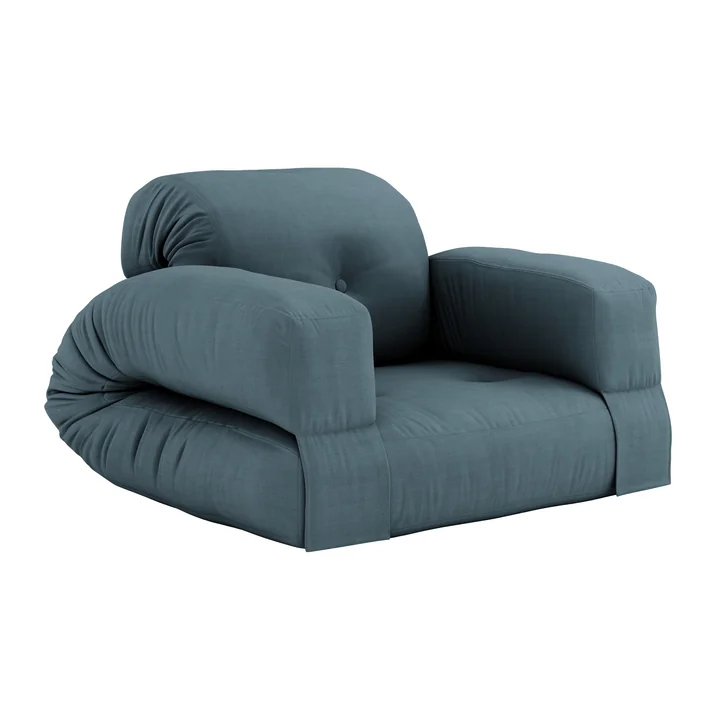 Hippo Fauteuil 90 x 200 cm van Karup Design in petrol blauw