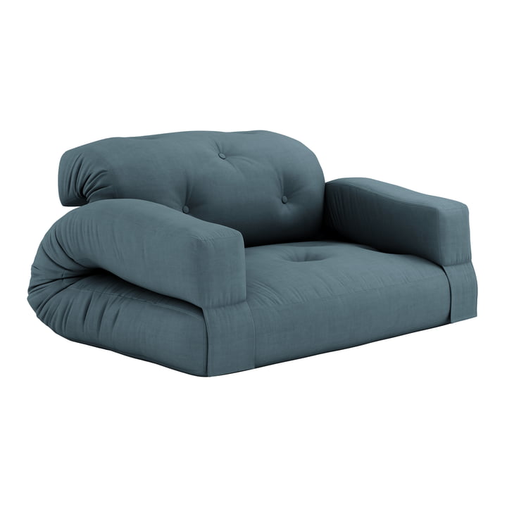 Hippo Sofa 140 x 200 cm van Karup Design in petrol blauw