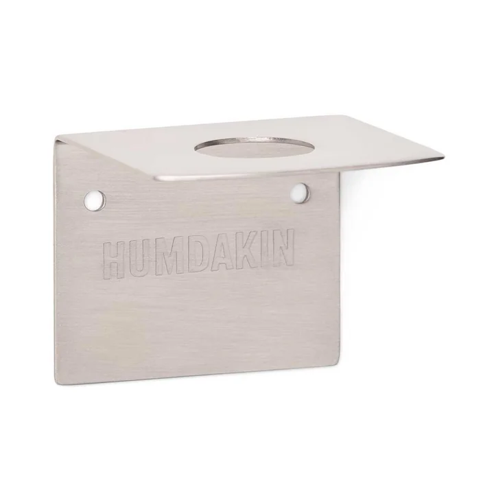 Wandhouder voor zepen, single van Humdakin in staal