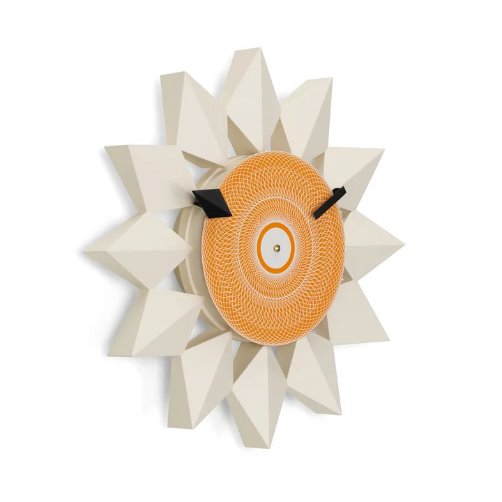 Diamond Markers wandklok van Vitra in wit