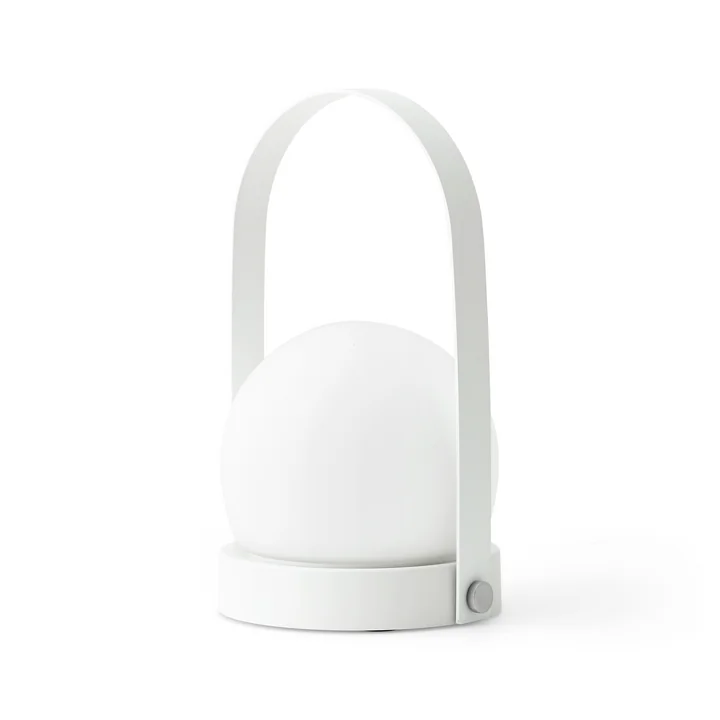 Carrie Batterij tafellamp, wit van Audo