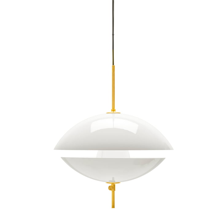 Clam Hanglamp van Fritz Hansen in de kleur wit