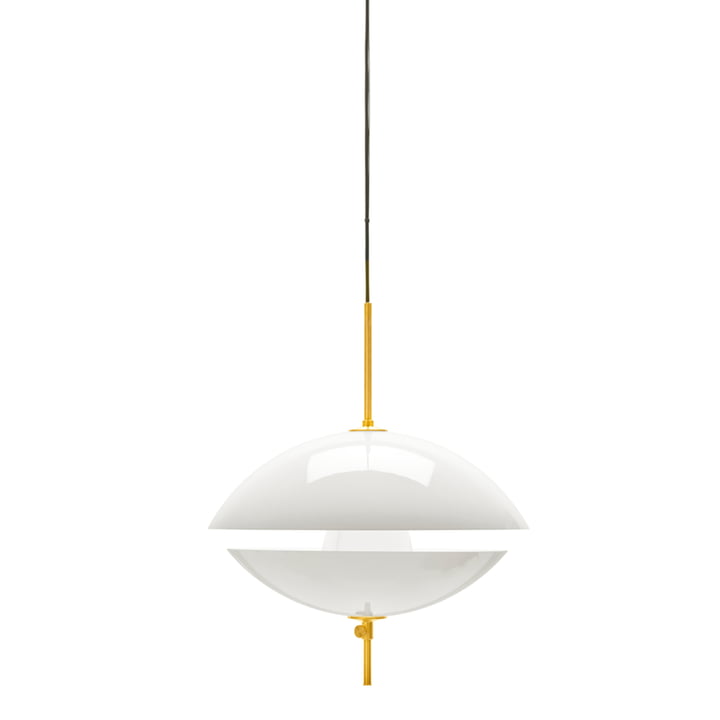 Clam Hanglamp van Fritz Hansen in de kleur wit