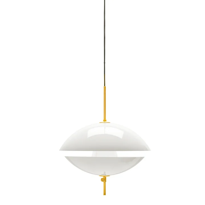 Clam Hanglamp van Fritz Hansen in de kleur wit