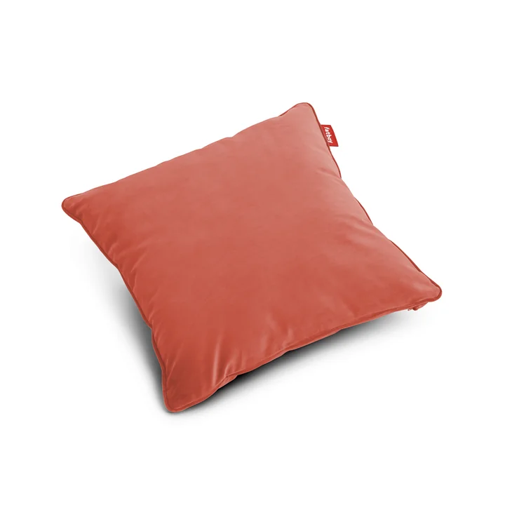 Square Kussen Velvet recycled van Fatboy in de kleur rhubarb