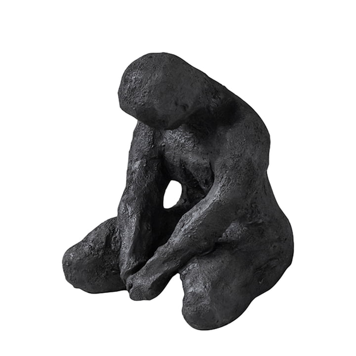Art Piece Deco figuur Meditatie van Mette Ditmer in zwart