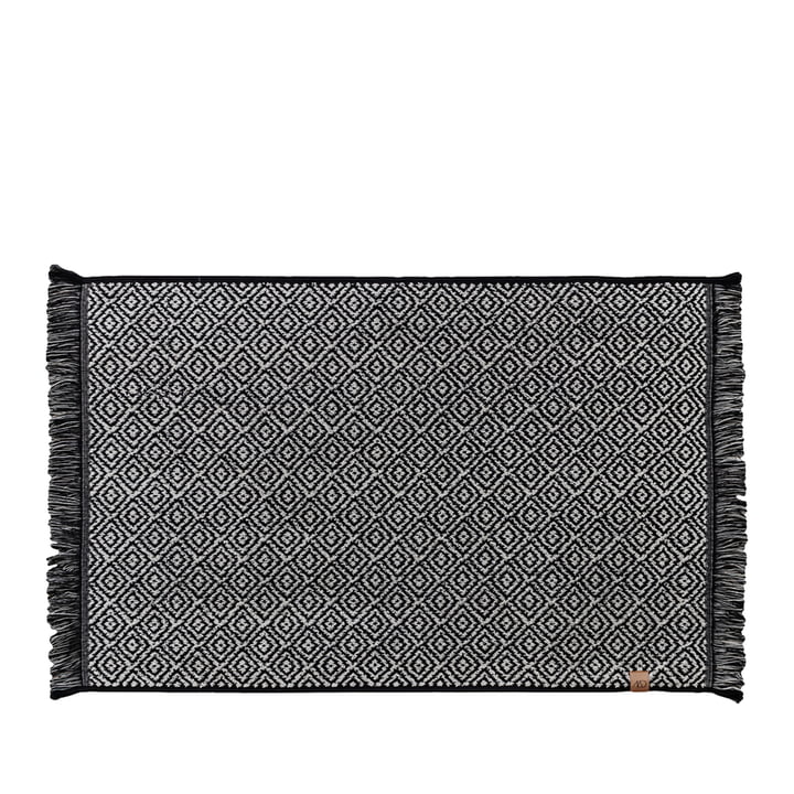 Morocco Badmat 50 x 80 cm van Mette Ditmer in zwart / wit