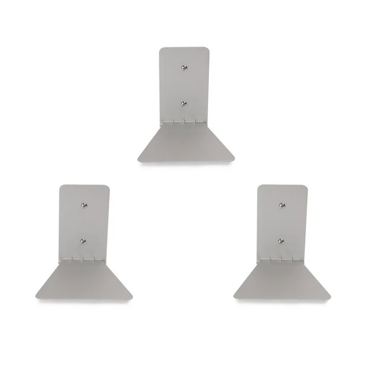 Umbra - Conceal Boekhouder klein, zilver (set van 3)