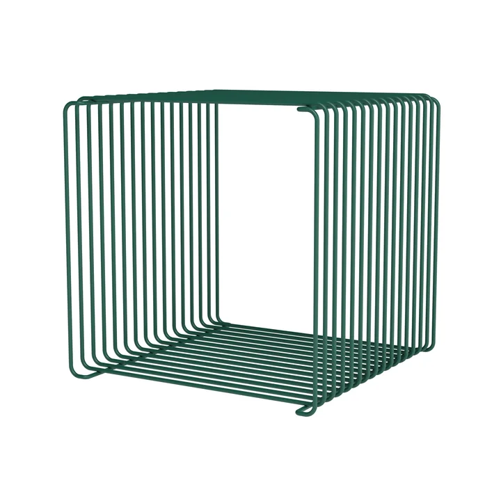 Panton Wire Plank / bijzettafel 34,8 cm van Montana in pine green
