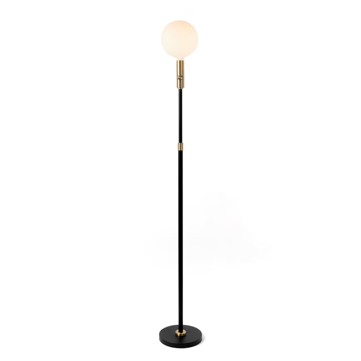 Poise LED-vloerlamp van Tala in messing