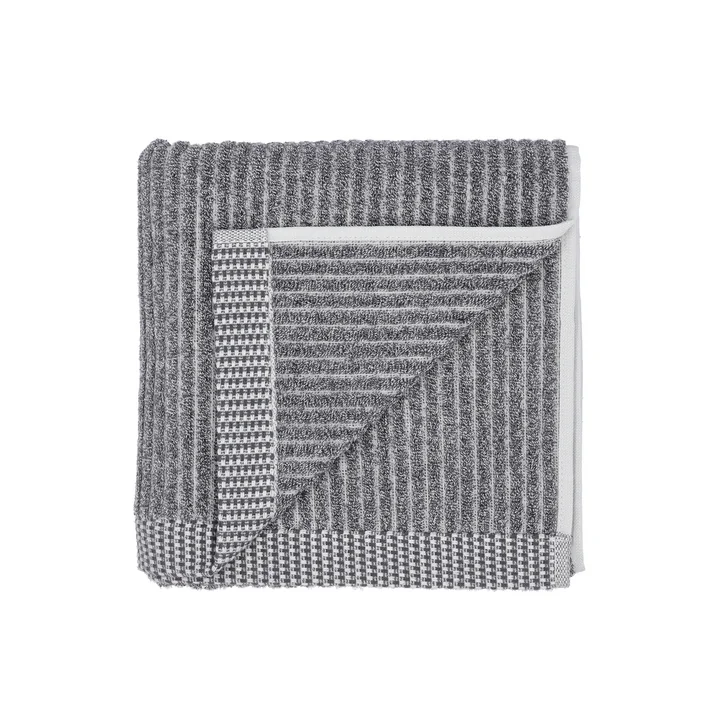 Melange Handdoek 50 x 100 cm van Södahl in ash