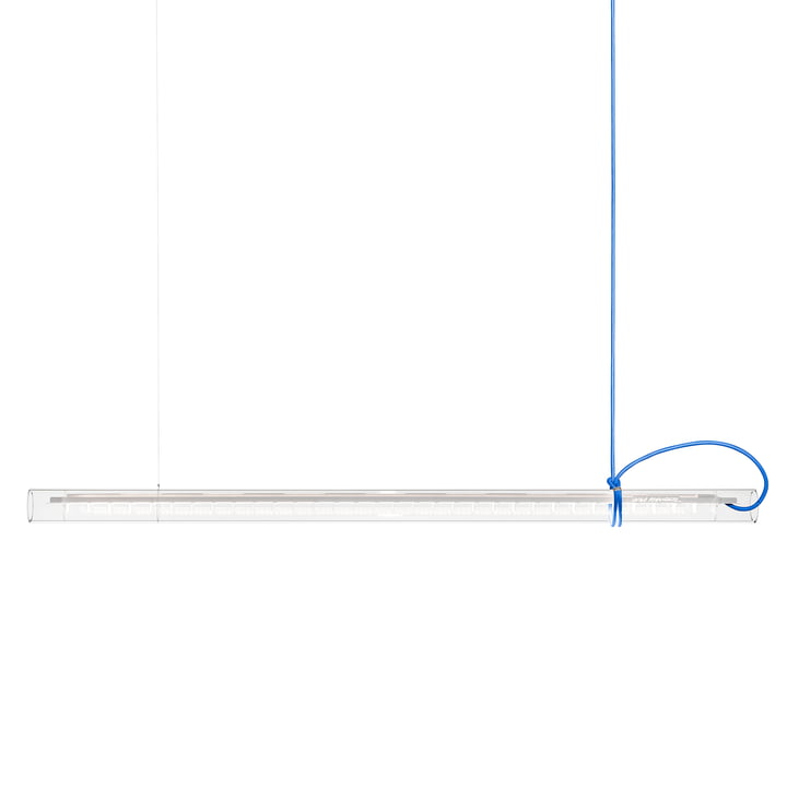 De Tubular LED-hanglamp, wit/blauw van Ingo Maurer