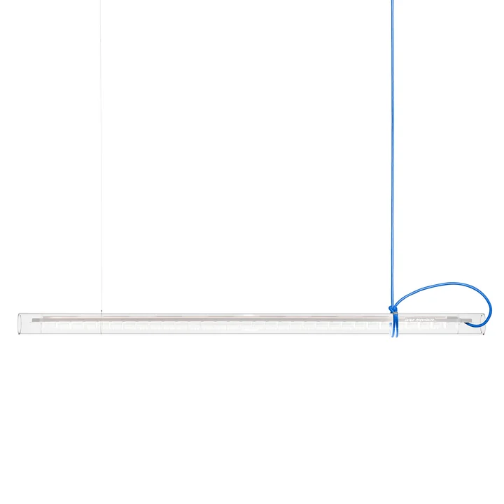 De Tubular LED-hanglamp, wit/blauw van Ingo Maurer