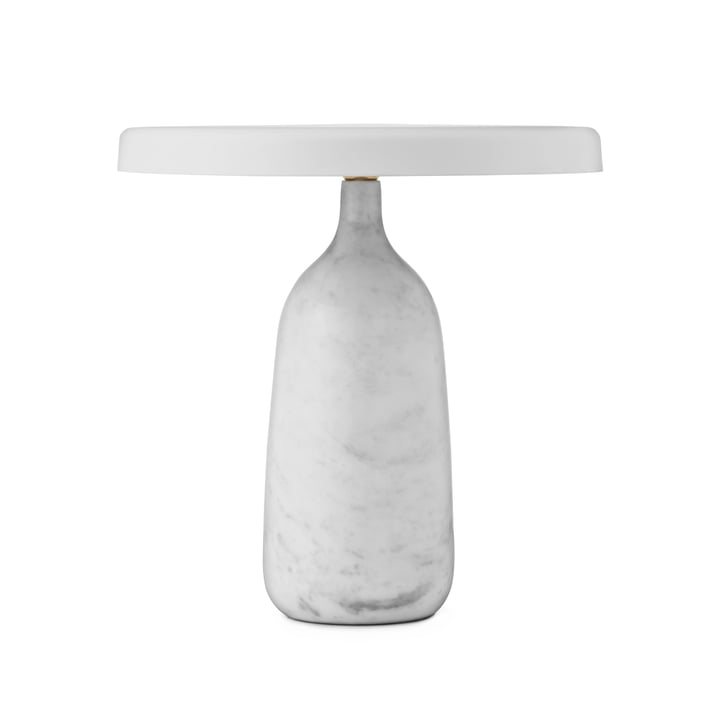 Eddy LED tafellamp van Normann Copenhagen in wit marmer