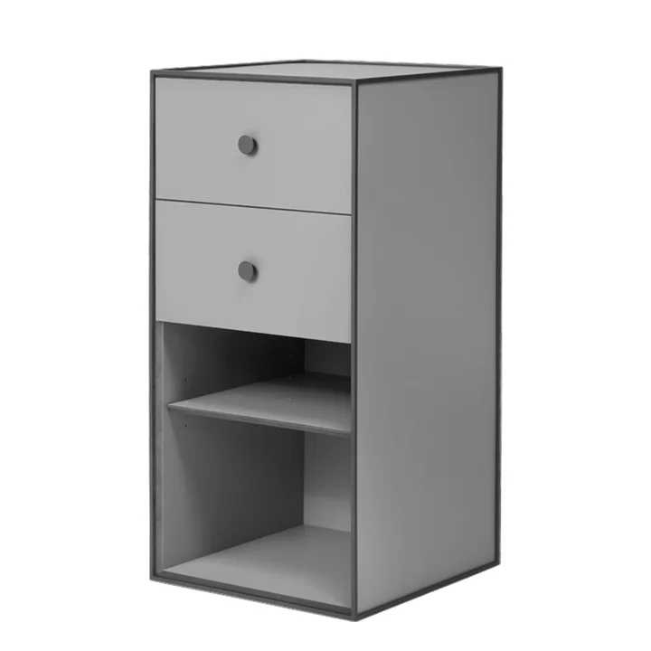 Frame Audo Plankenmodule 70 incl. lade uit donkergrijs