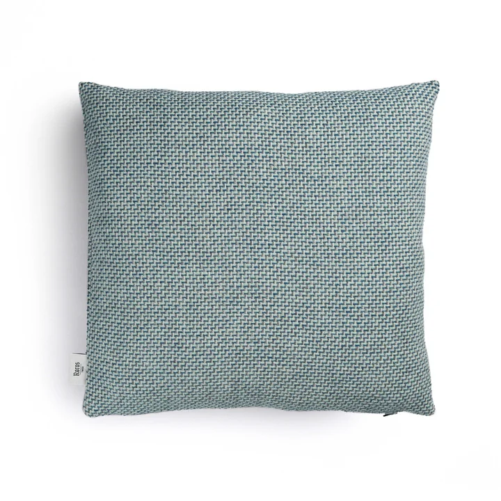 Una Kussen 50 x 50 cm van Røros Tweed in blauw