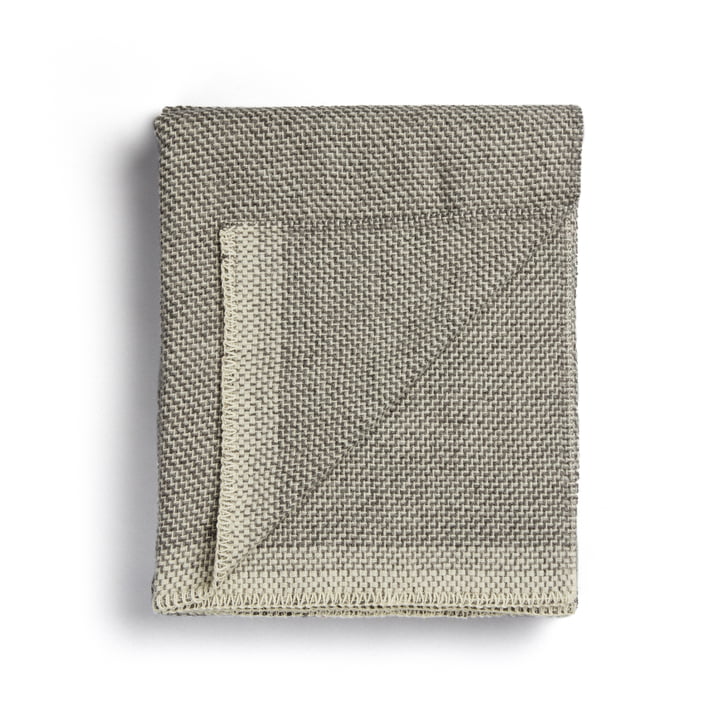 Una Wollen deken 200 x 150 cm van Røros Tweed in grijs