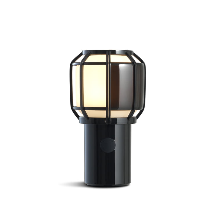 Chispa Outdoor LED-tafellamp met batterij, Ø 10 cm van marset in zwart
