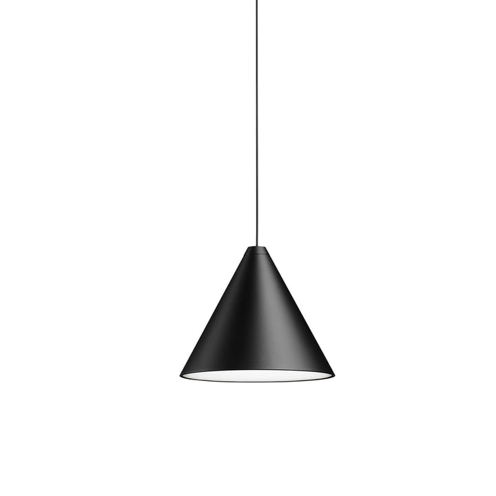 String Light Hanglamp kegelvormig hoofd van Flos (kabellengte: 12 m) in zwart