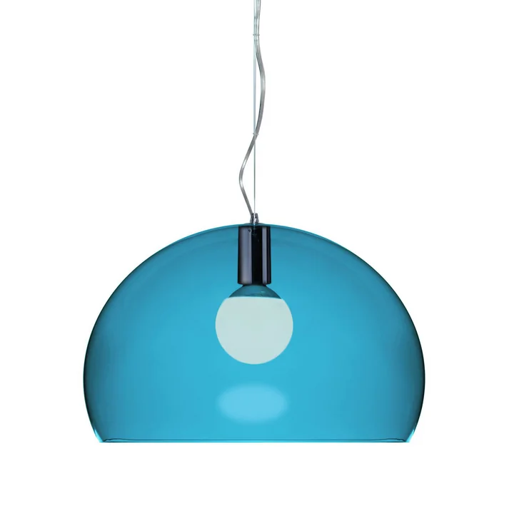 Kartell FL/Y Hanglamp, benzine blauw
