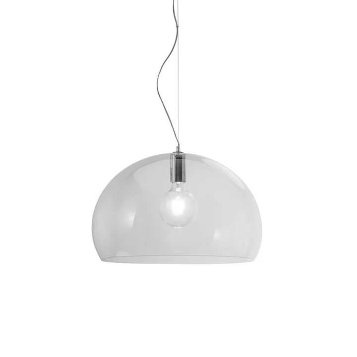 Kleine FL/Y hanglamp van Kartell in transparant