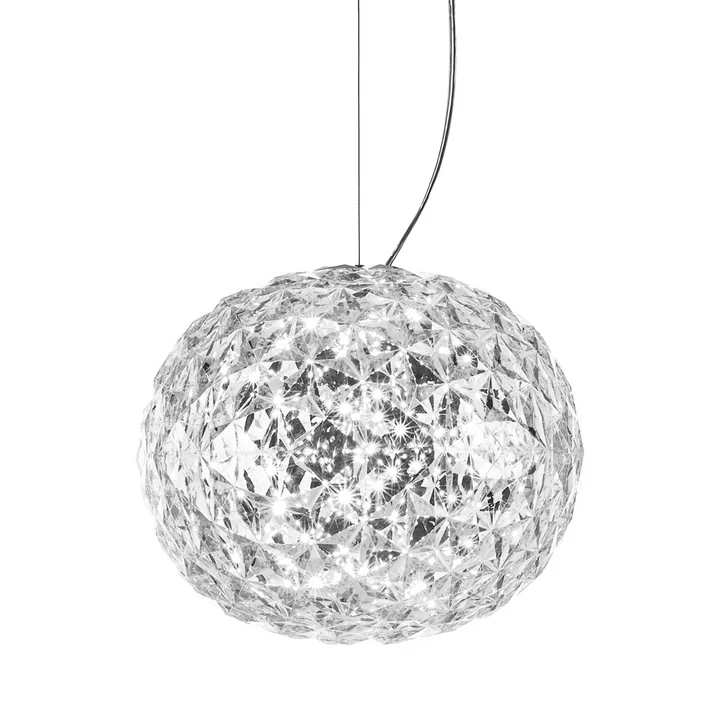 Planeet LED hanglamp van Kartell in kristalhelder