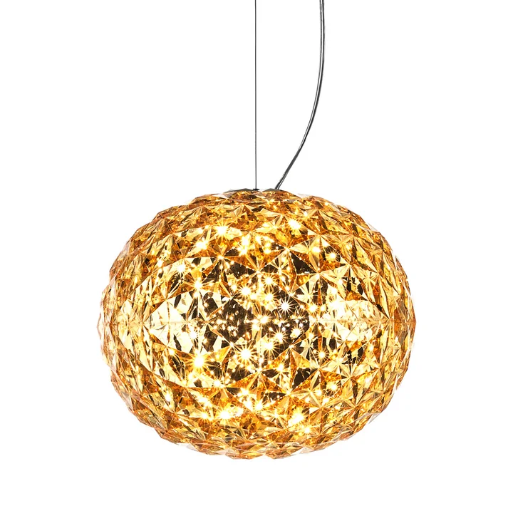Planeet LED hanglamp van Kartell in geel