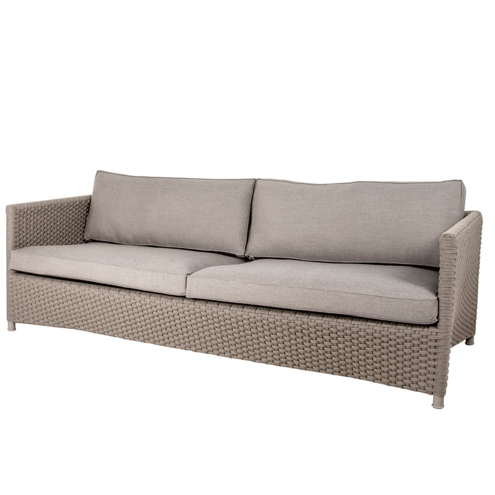 Diamond Outdoor Sofa van Cane-line in de kleur taupe