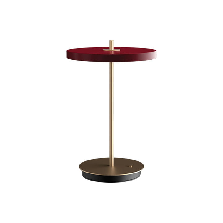 De Asteria Move LED tafellamp van Umage , H 30,6 cm, ruby red