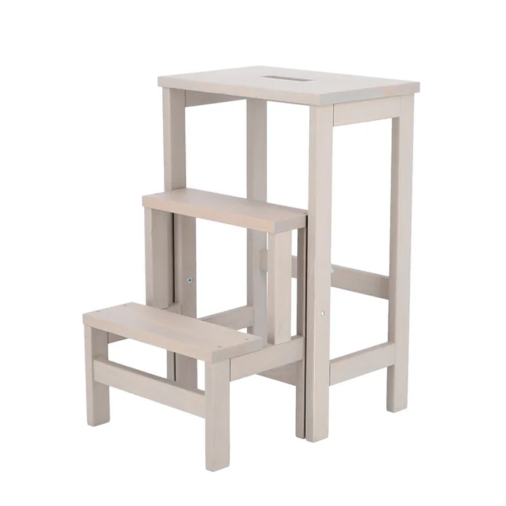 Soho Krukladder, 3 treden van Jan Kurtz in lichtgrijs