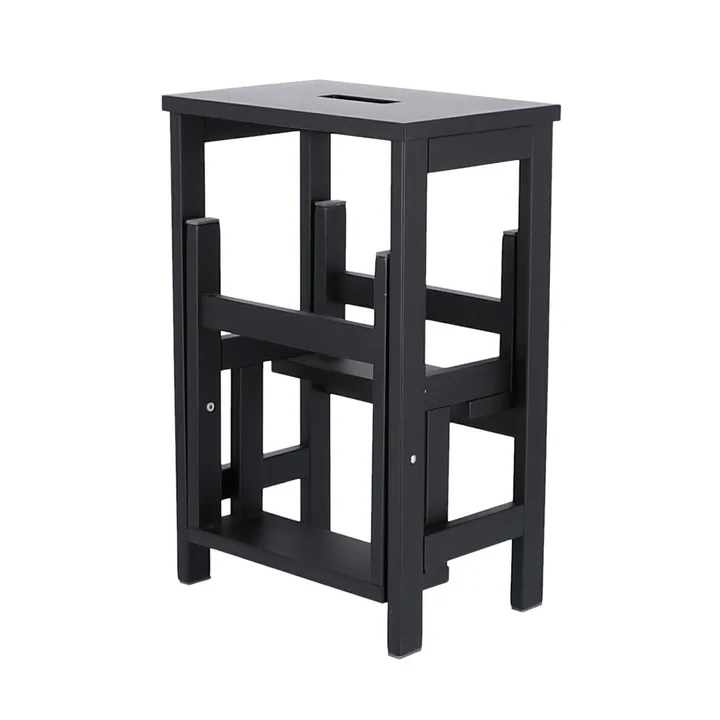 Soho Krukladder, 3 treden van Jan Kurtz in zwart