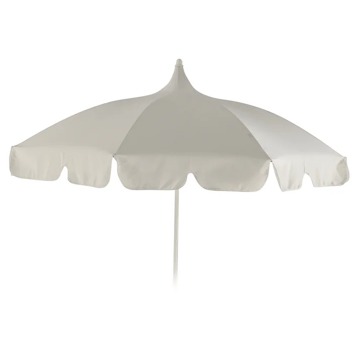Pagoda Parasol, Ø 250 cm van Jan Kurtz in wit / wit