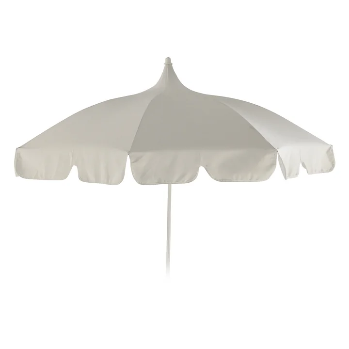 Pagoda Parasol, Ø 200 cm van Jan Kurtz in wit / wit