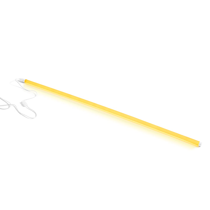 Neon LED lichtstaaf, Ø 2,5 x 150 cm, geel van Hay.