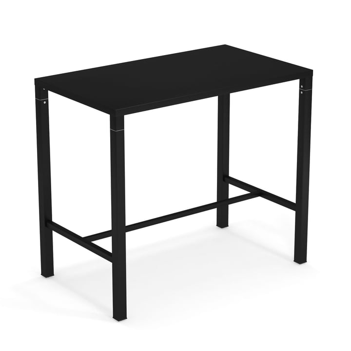 Nova Outdoor Hoge tafel 120 x 70 cm van Emu in zwart