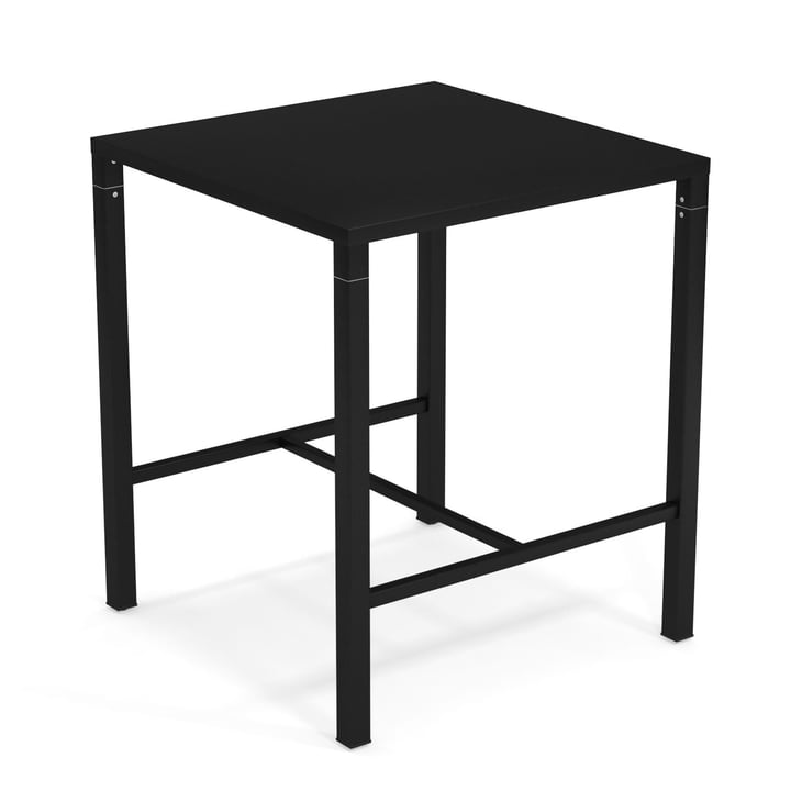 Nova Outdoor Hoge tafel 90 x 90 cm van Emu in zwart