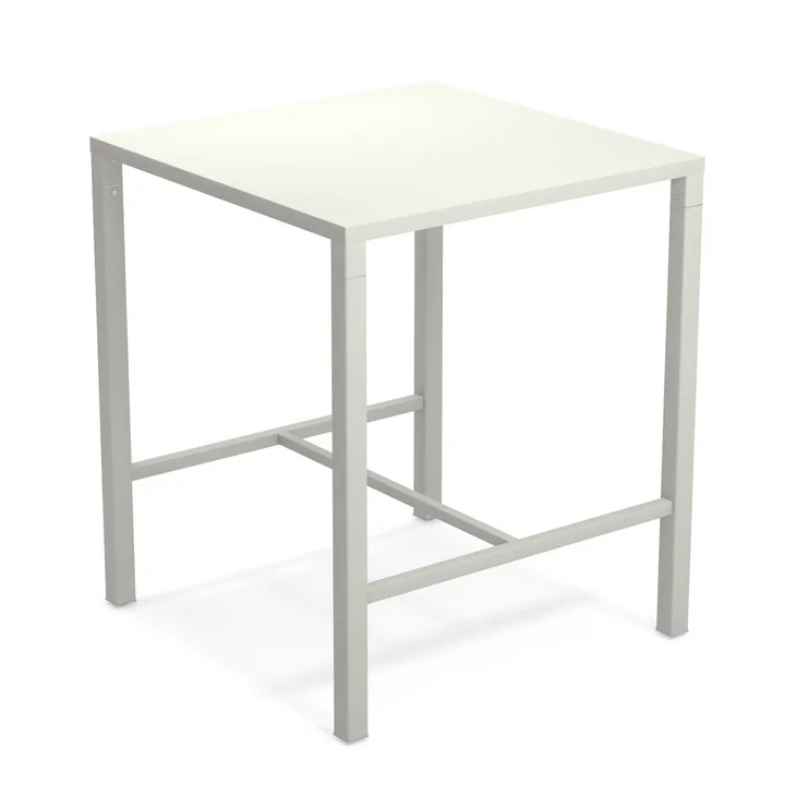 Nova Outdoor Hoge tafel 90 x 90 cm van Emu in wit