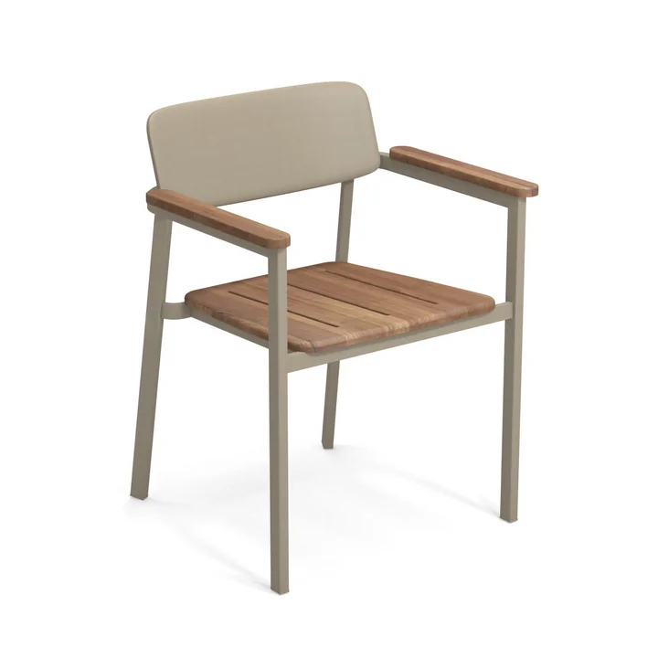 Shine Outdoor Fauteuil van Emu in teak / taupe